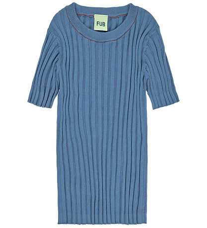 FUB T-shirt - Rib - Washed Indigo FUB T-shirt - Rib - Washed Indigo