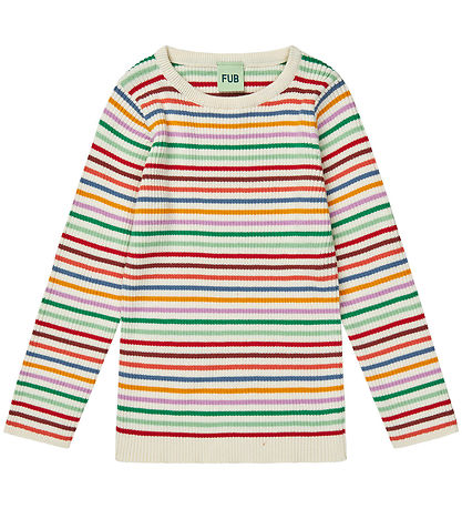 FUB Bluse - Rib - Multi Stripe