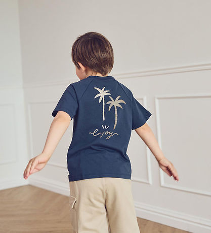 Müsli T-shirt - Palm - Night Blue Müsli T-shirt - Palm - Night Blue
