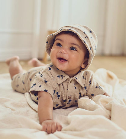 Müsli Skjorte - Palm - Cashmere/Night Blue Müsli Skjorte - Palm - Cashmere/Night Blue