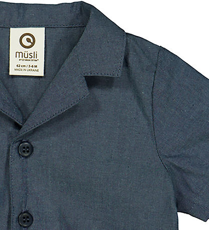 Müsli Skjortebody k/æ - Chambray - Chambray