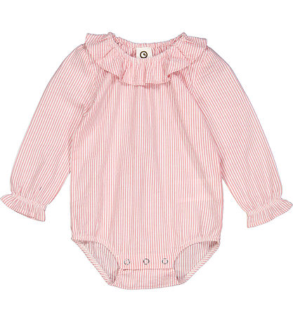 Müsli Body l/æ - Seersucker Stripe - Balsam cream/Bubblegum Müsli Body l/æ - Seersucker Stripe - Balsam cream/Bubblegum