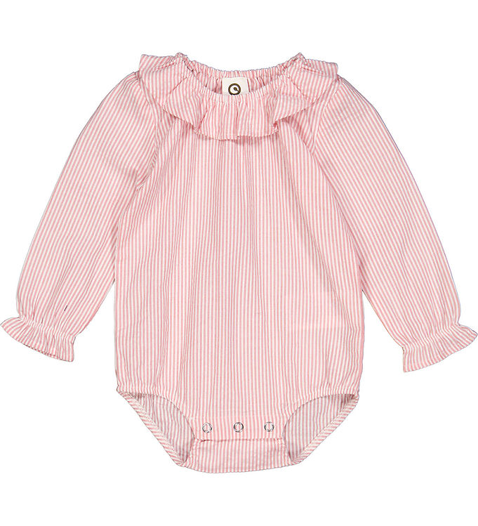 Müsli Body l/æ - Seersucker Stripe - Balsam cream/Bubblegum