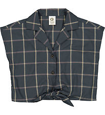 Müsli Skjorte - Check Crop - Night Blue/Cashmere Müsli Skjorte - Check Crop - Night Blue/Cashmere