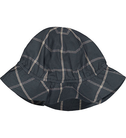 Müsli Sun Hat - Check - Night Blue/Cashmere
