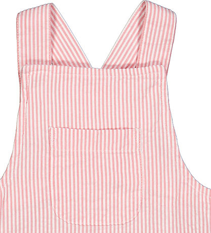 Müsli Pants - Seersucker Stripe - Overalls - Conditioner Cream/b