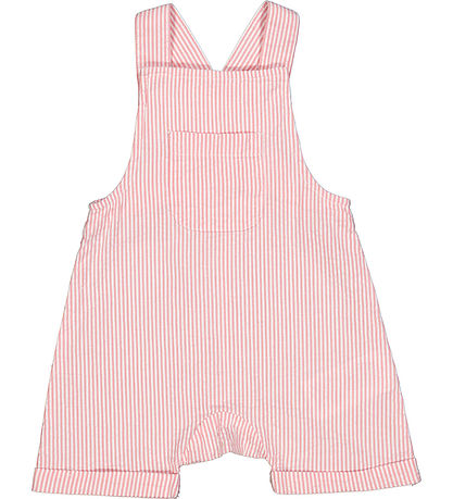 Müsli Pants - Seersucker Stripe - Overalls - Conditioner Cream/b