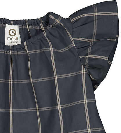Müsli Kjole - Check - Night blue/Cashmere Müsli Kjole - Check - Night blue/Cashmere