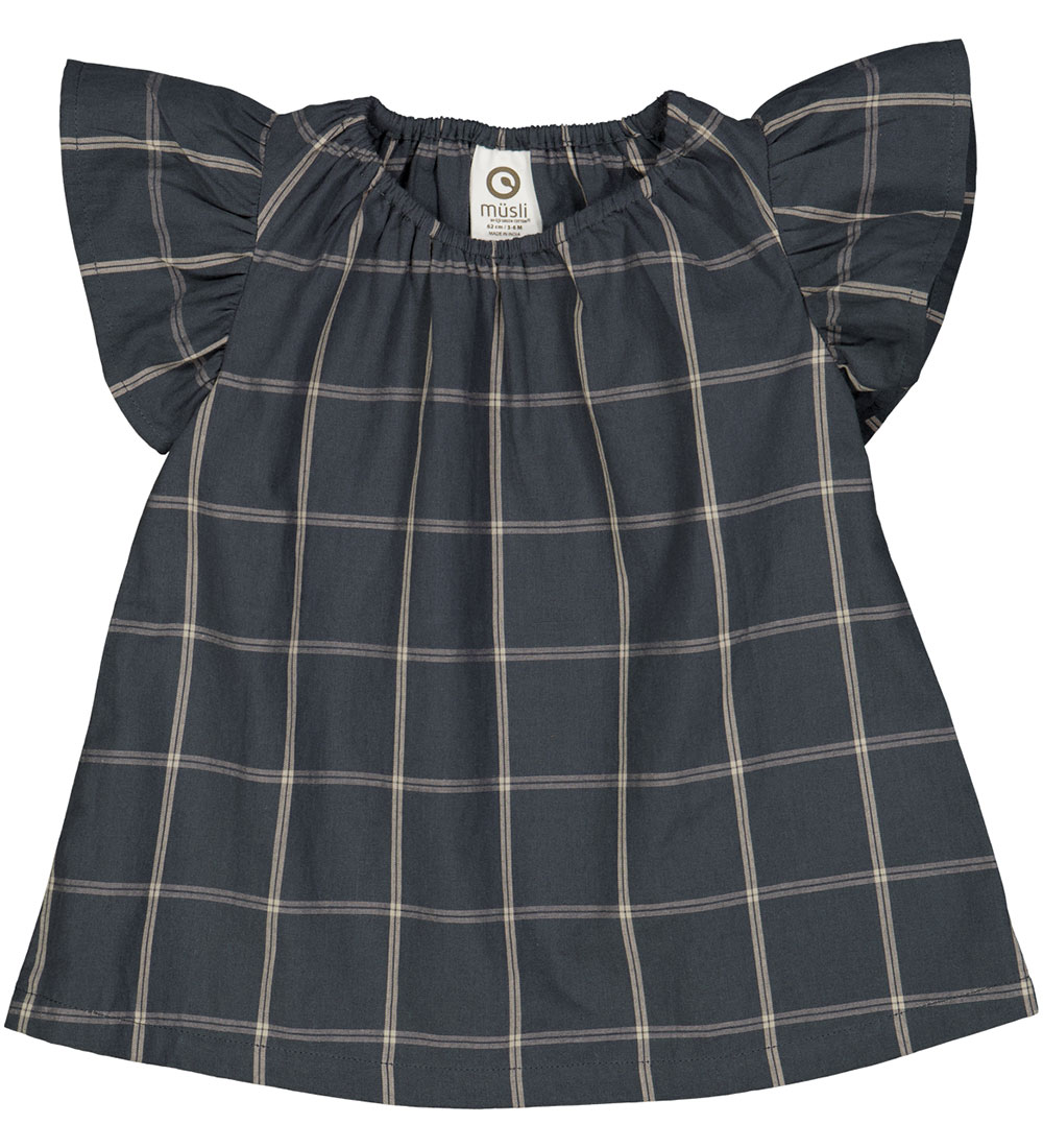 Müsli Kleid - Karo - Nacht Blue/Kaschmir - Müsli - 3 Jahre (98) - Kleider