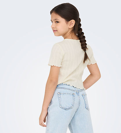 Kids Only T-shirt - Noos - KogCarlotta - Cloud Dancer