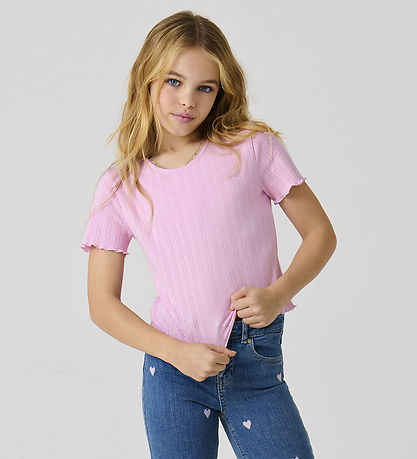 Kids Only T-shirt - Noos - KogCarlotta - Roseate Spoonbill Kids Only T-shirt - Noos - KogCarlotta - Roseate Spoonbill