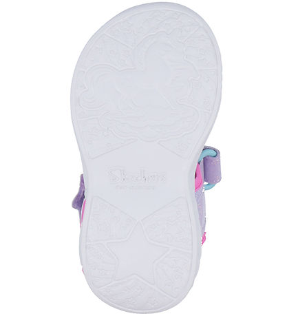 Skechers Sandaler m. Lys - Dreamy Unicorns - Lavender/Multi Skechers Sandaler m. Lys - Dreamy Unicorns - Lavender/Multi