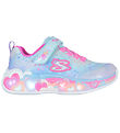 Skechers Sko m. Lys - Eternal Heart Lights - Blå/Multi Skechers Sko m. Lys - Eternal Heart Lights - Blå/Multi