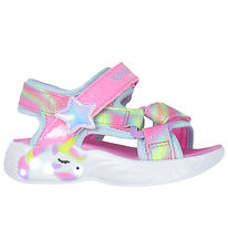 Skechers Sandaler m. Lys - Dreamy Unicorns - Pink/Multi Skechers Sandaler m. Lys - Dreamy Unicorns - Pink/Multi