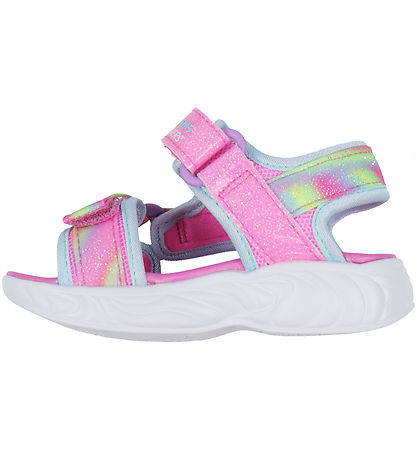 Skechers Sandaler m. Lys - Dreamy Unicorns - Pink/Multi Skechers Sandaler m. Lys - Dreamy Unicorns - Pink/Multi