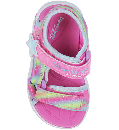 Skechers Sandaler m. Lys - Dreamy Unicorns - Pink/Multi Skechers Sandaler m. Lys - Dreamy Unicorns - Pink/Multi