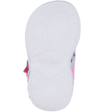 Skechers Sandaler m. Lys - Dreamy Unicorns - Pink/Multi Skechers Sandaler m. Lys - Dreamy Unicorns - Pink/Multi