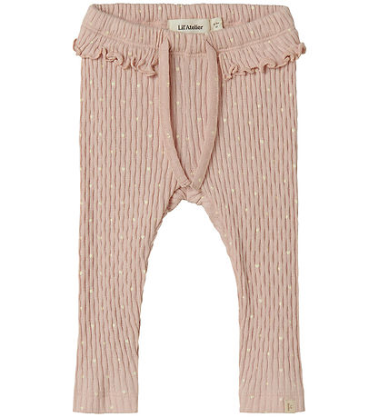Lil' Atelier Leggings - NbfFiducia - Peach Piska