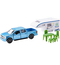 Siku Bil - Ford m. Pick-Up Camper Siku Bil - Ford m. Pick-Up Camper