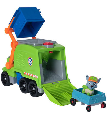 Paw Patrol Lastbil - Rocky Chrush N' Roll Recycling Truck