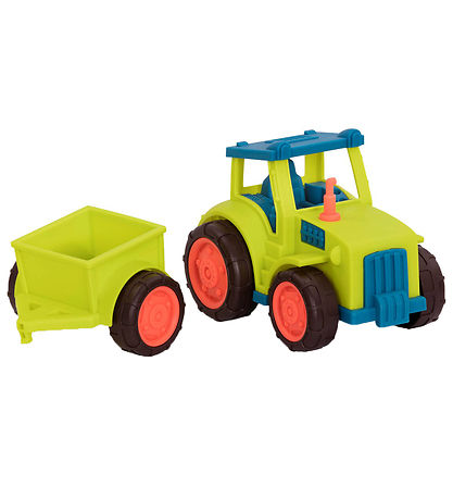 B. toys Bil - Happy Cruisers - 30 cm - Traktor m. Trailer