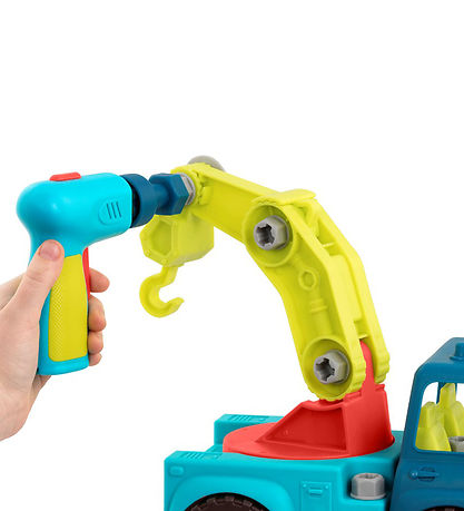 B. toys Bil - Happy Cruisers - Take-Apart Kranbil - 31 Dele B. toys Bil - Happy Cruisers - Take-Apart Kranbil - 31 Dele