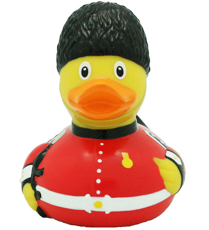 Badeand - Soldat m. Bjørneskindshue