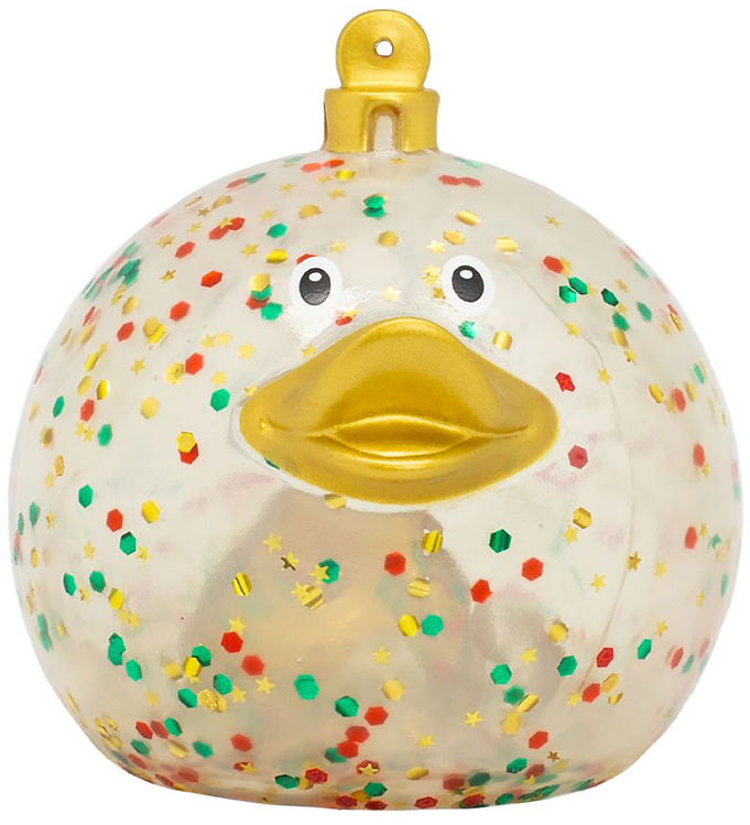 Badeand - Juletræskugle - Glitter