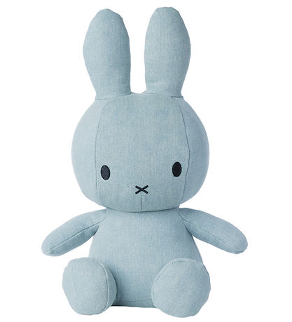 Bon Ton Toys Bamse - 33 cm - Miffy Sitting - Light Wash Denim