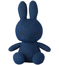 Bon Ton Toys Bamse - 33 cm - Miffy Sitting - Raw Denim Bon Ton Toys Bamse - 33 cm - Miffy Sitting - Raw Denim