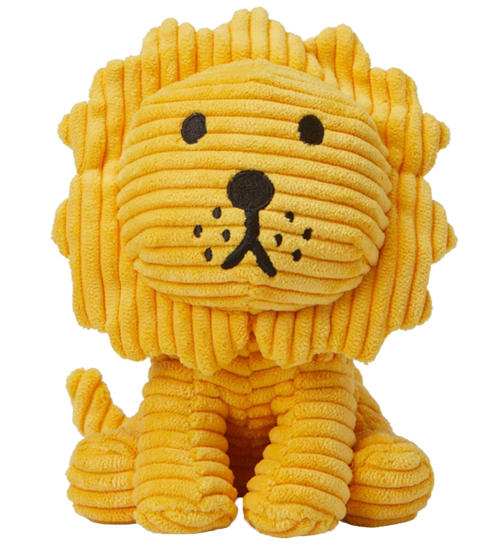 Bon Ton Toys Kuscheltier - 17 cm - Löwe ECO Corduroy - Gelb - Bon Ton Toys - One Size - Kuscheltiere