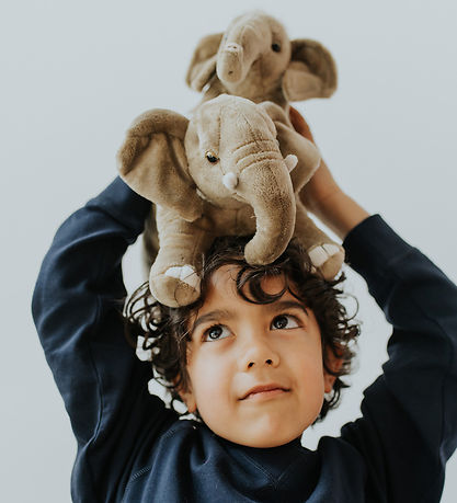 Bon Ton Toys Bamse - 25 cm - WWF African Elephant - Grå