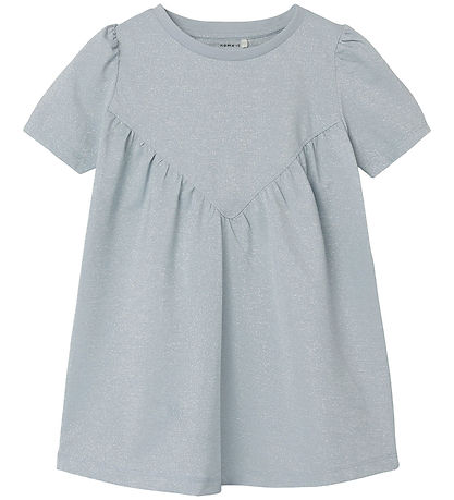 Name It Kjole - NmfFriana - Xenon Blue m. Glimmer