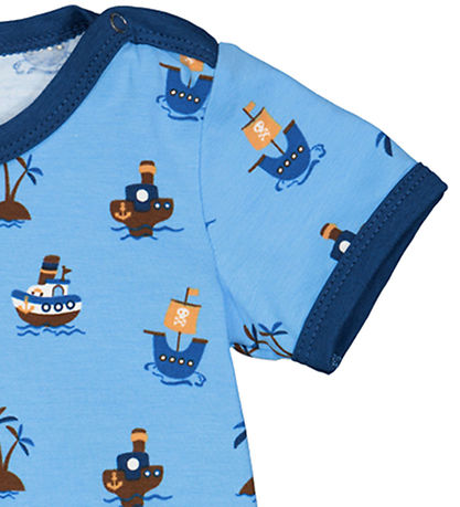 Freds World Sommerdragt - Pirate - All Blue/ Papaya/ Navy
