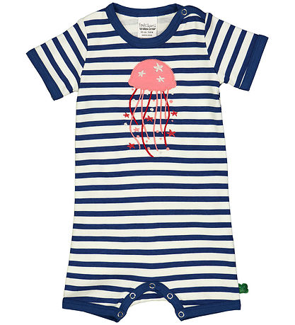 Freds World Sommerdragt - Almond/ Navy Freds World Sommerdragt - Almond/ Navy