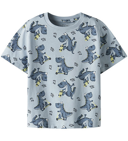 Name It T-shirt - NmmValther - Celestial Blue/Skate Dino Name It T-shirt - NmmValther - Celestial Blue/Skate Dino