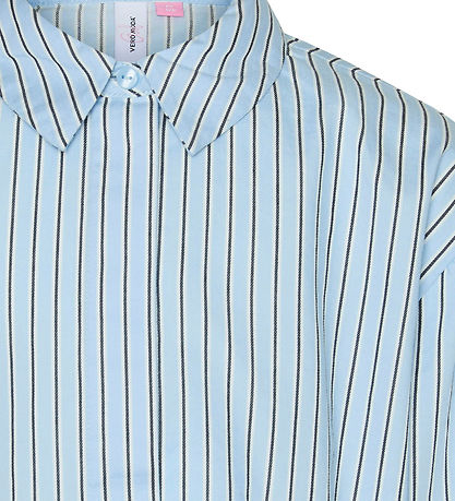 Vero Moda Girl Skjorte - VmPinnys - Airy Blue/New Pinny