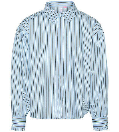 Vero Moda Girl Skjorte - VmPinnys - Airy Blue/New Pinny Vero Moda Girl Skjorte - VmPinnys - Airy Blue/New Pinny