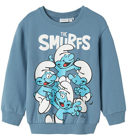 Name It Sweatshirt - NmmFred Smurfs - Spring Lake Name It Sweatshirt - NmmFred Smurfs - Spring Lake