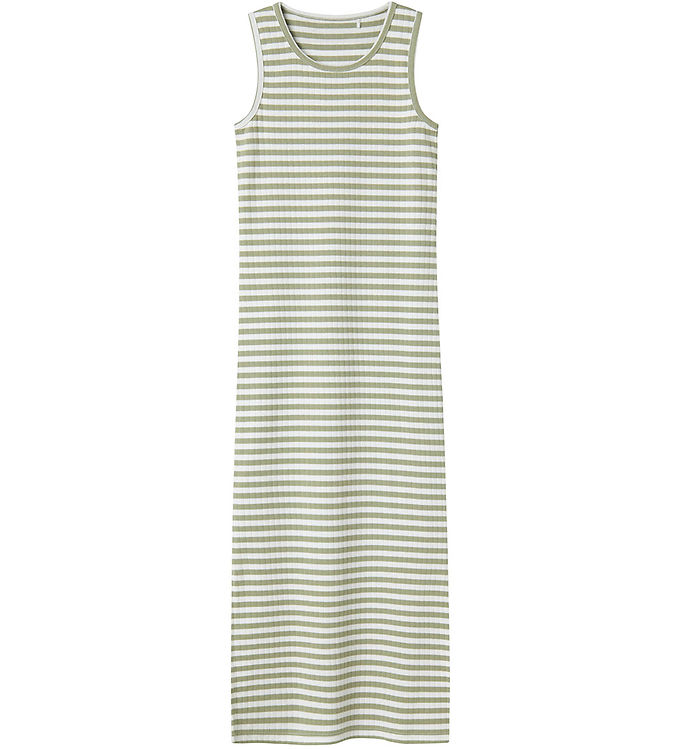 Name It Kjole - Rib - Noos - NkfSuraja - Tea/W. BRIGHT WHITE