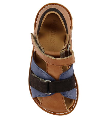 Angulus Sandaler - Tan/Indigo/Dark Angulus Sandaler - Tan/Indigo/Dark