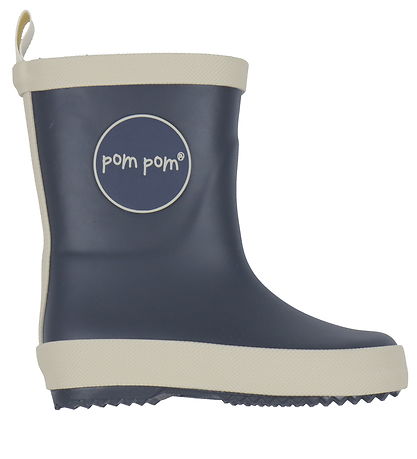 Pom Pom Gummistøvler - Navy Pom Pom Gummistøvler - Navy