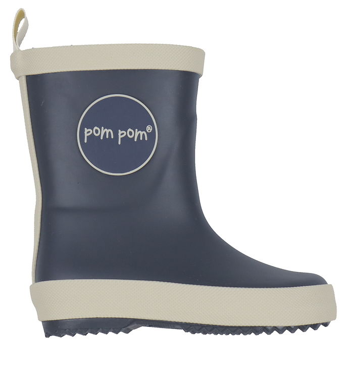 Pom Pom Gummistøvler - Navy
