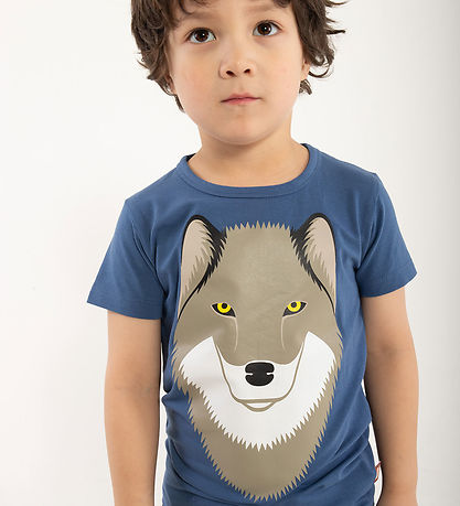 DYR T-shirt - DyrGrowl - Skipper Blue Ulv DYR T-shirt - DyrGrowl - Skipper Blue Ulv