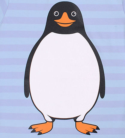 DYR T-shirt - DyrGrowl - Lila/Baby Blue Pingvin