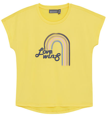 Color Kids T-shirt - Banana Cream m. Print Color Kids T-shirt - Banana Cream m. Print