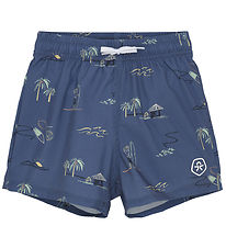Color Kids Badeshorts - AOP - Vintage Indigo Color Kids Badeshorts - AOP - Vintage Indigo