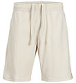 Jack & Jones Sweatshorts - JpstBill - Plissé - Moonbeam Jack & Jones Sweatshorts - JpstBill - Plissé - Moonbeam