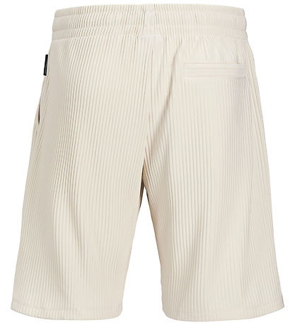 Jack & Jones Sweatshorts - JpstBill - Plissé - Moonbeam Jack & Jones Sweatshorts - JpstBill - Plissé - Moonbeam