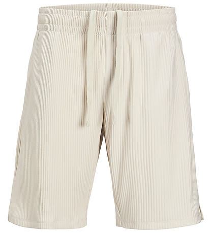 Jack & Jones Sweatshorts - JpstBill - Plissé - Moonbeam